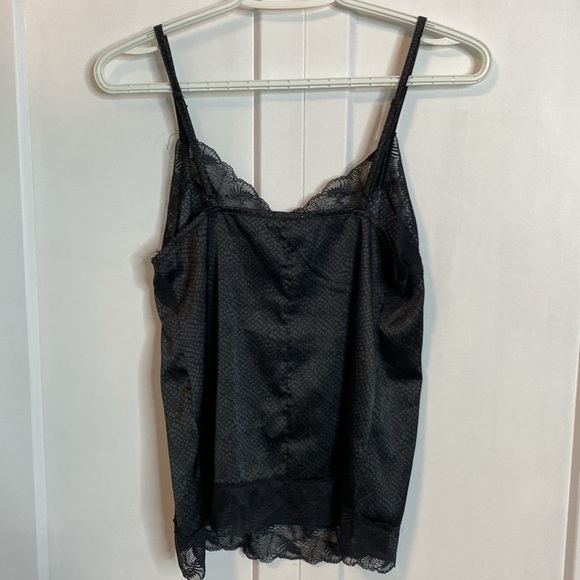 💚 Emily & Jane | Black Lace Trim Animal Print Cami Top - medium - Picture 5 of 5